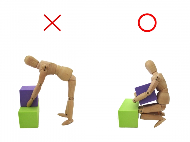 産後に気を付けるべき姿勢・動作